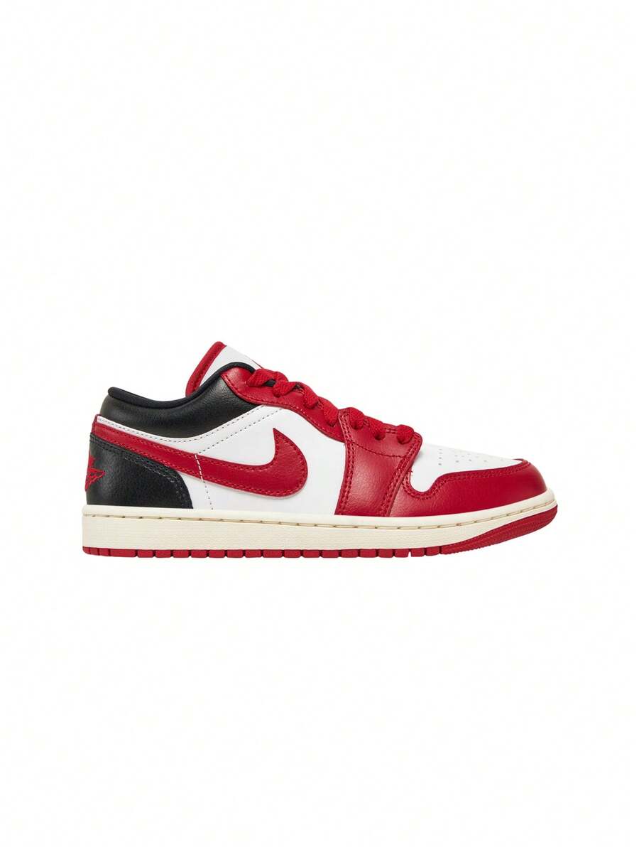 Air Jordan 1 Low 女款运动鞋 白色/健身红-黑-帆白 DC0774 - 白色/黑色/帆白色/健身紅 - 查看 1