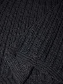 Graceveil Abito maglione invernale da donna con nodo attorcigliato, colore nero - nero - Visualizzare 15