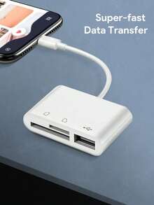 JMMO USB C 转 Micro SD TF 内存卡读卡器，3 合 1 USB 相机读卡器适配器兼容 iPhone 16/15、iPad Pro、Pro/Air、Chromebook XPS、Galaxy S10/S9 及更多 USB C 设备