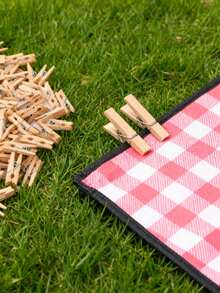 200pcs Mini Photo Clips, 50 Pcs, 1.4 Inch Small Wooden Clothespins For Baby Cloth, Pictures