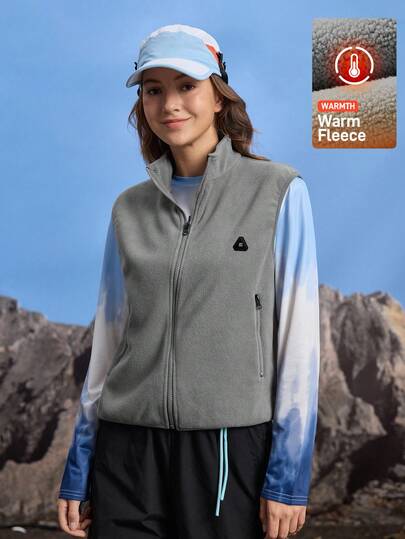 In My Nature Vestes sans manches pour femmes Vestes en polaire pour l'automne/l'hiver Veste sans manches pour femmes Hauts de randonnée pour femmes Vêtements de plein air pour femmes Vêtements de sport pour femmes Vêtements de randonnée pour femmes