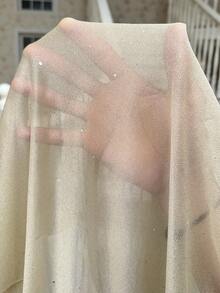 Cravure Christmas Plus Size Women Square Neck Long Sleeve Color Block Elegant Dress, Suitable For Party And Gathering - Multicolor - View 5