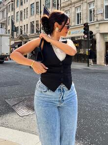 NegzBox Chaleco De Traje De Chaqueta