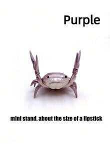 1PC Multifunctional Crab Shape Phone Stand Pen Holder Desk Organizer Creative Desktop Decor For Home Office Study Room Gift For Men Women Birthday Christmas Valentine Day Gift Novelty Home Decoration