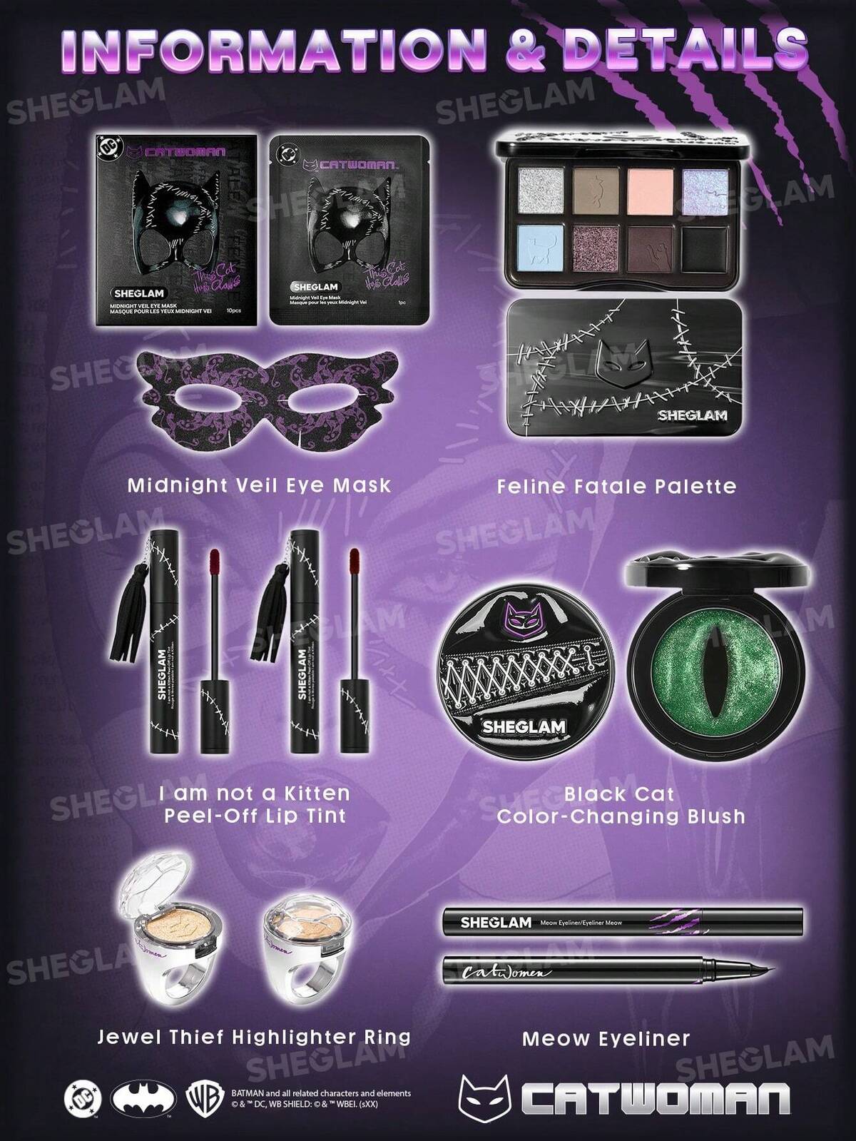 CATWOMAN™ | SHEGLAM Full Collection Set