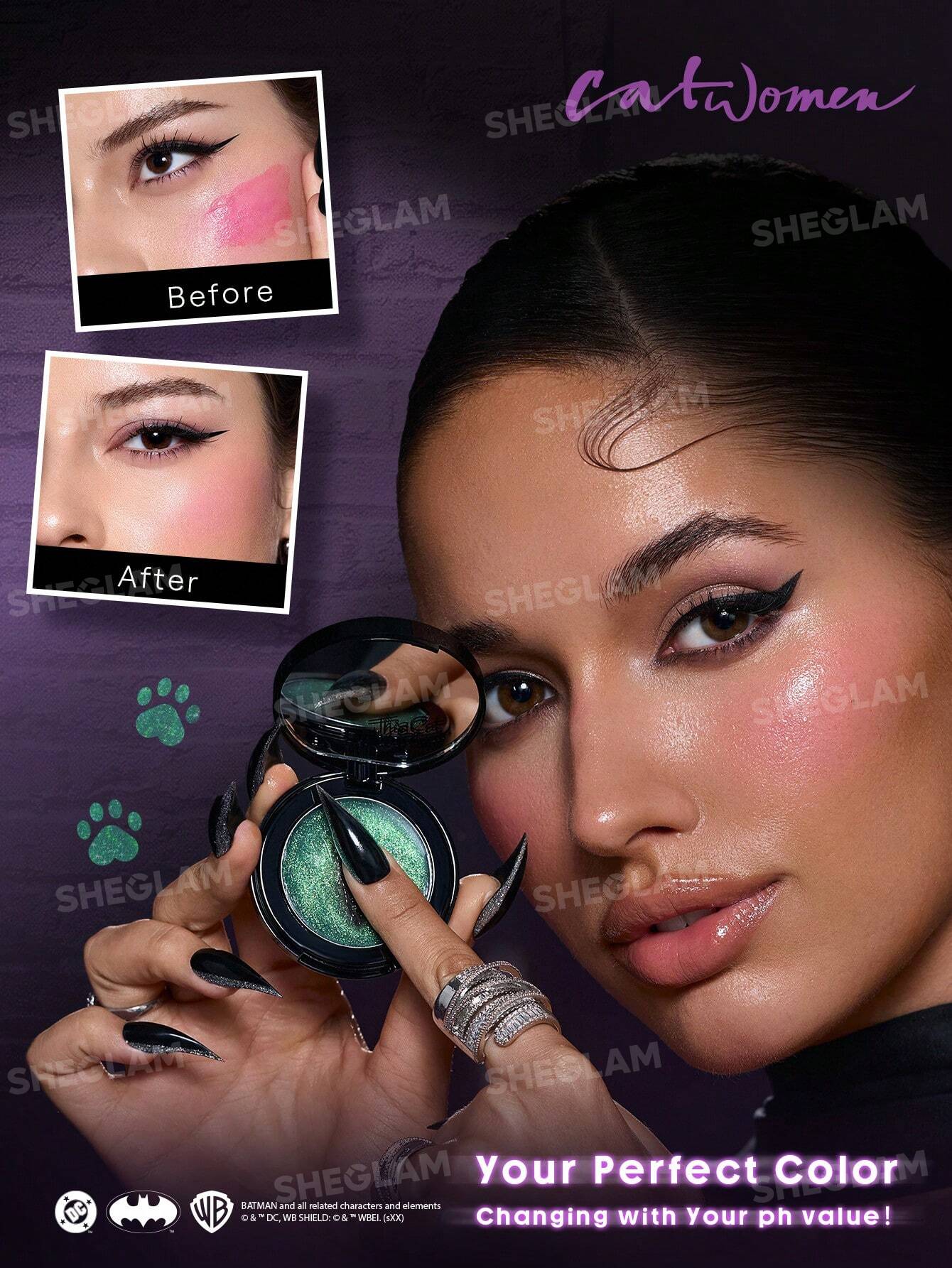 CATWOMAN™ | SHEGLAM Black Cat Color-Changing Blush