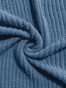 GlowEve Casual Chic Notched Collar Pocket Knit Cardigan Vest For Women - Blue - View 6