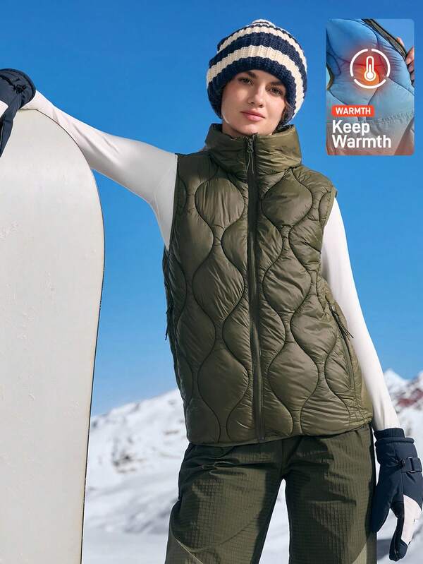In My Nature Vestes matelassées pour femmes, doudounes, gilets matelassés, manteaux d'hiver, vestes d'hiver épaisses et chaudes, gilet d'hiver, veste décontractée et de plein air pour femmes, veste de randonnée pour femmes, veste décontractée, manteaux thermiques, veste d'automne-hiver, veste épaisse GARDEZ VOUS AU CHAUD, manteaux d'hiver pour femmes, veste et gilet de sport