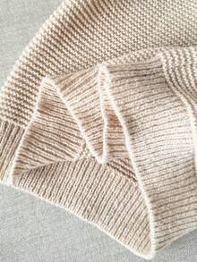 SHEIN Tween Girls' Sweater With Bow Embroidery, Sweet Casual Versatile Daily Wear, Soft & Comfortable - Apricot - View 6