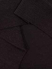 Manfinity Mode Men's Fashion Contrast Color Pullover Sweater, For Fall Winter - Coffee Brown - View 5