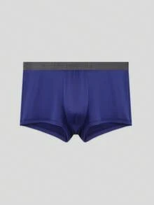 Men's Letter Waistband Elastic Waist Casual Boxer Briefs - Multicolor - View 8