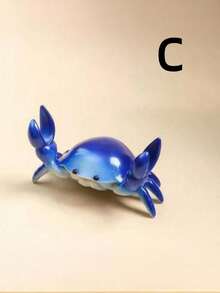 1PC Multifunctional Crab Shape Phone Stand Pen Holder Desk Organizer Creative Desktop Decor For Home Office Study Room Gift For Men Women Birthday Christmas Valentine Day Gift Novelty Home Decoration