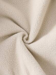 少女休闲保暖内衬夹克，秋冬 - 棕色 - 查看 5