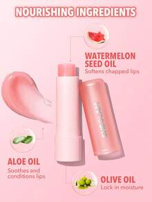 SHEGLAM Pout Phresh Color Changing Lipstick-Watermelon Ph Color Changing Natural Lipstick Changable Color Moisturizing Lip Balm Lip Makeup Brand Beauty Makeup Cosmetic For Women Girls Perfect For Fall Winter Ideal For Y2K Fancy Fashion Suitable For Birthday Present Halloween Party Ready Best Color