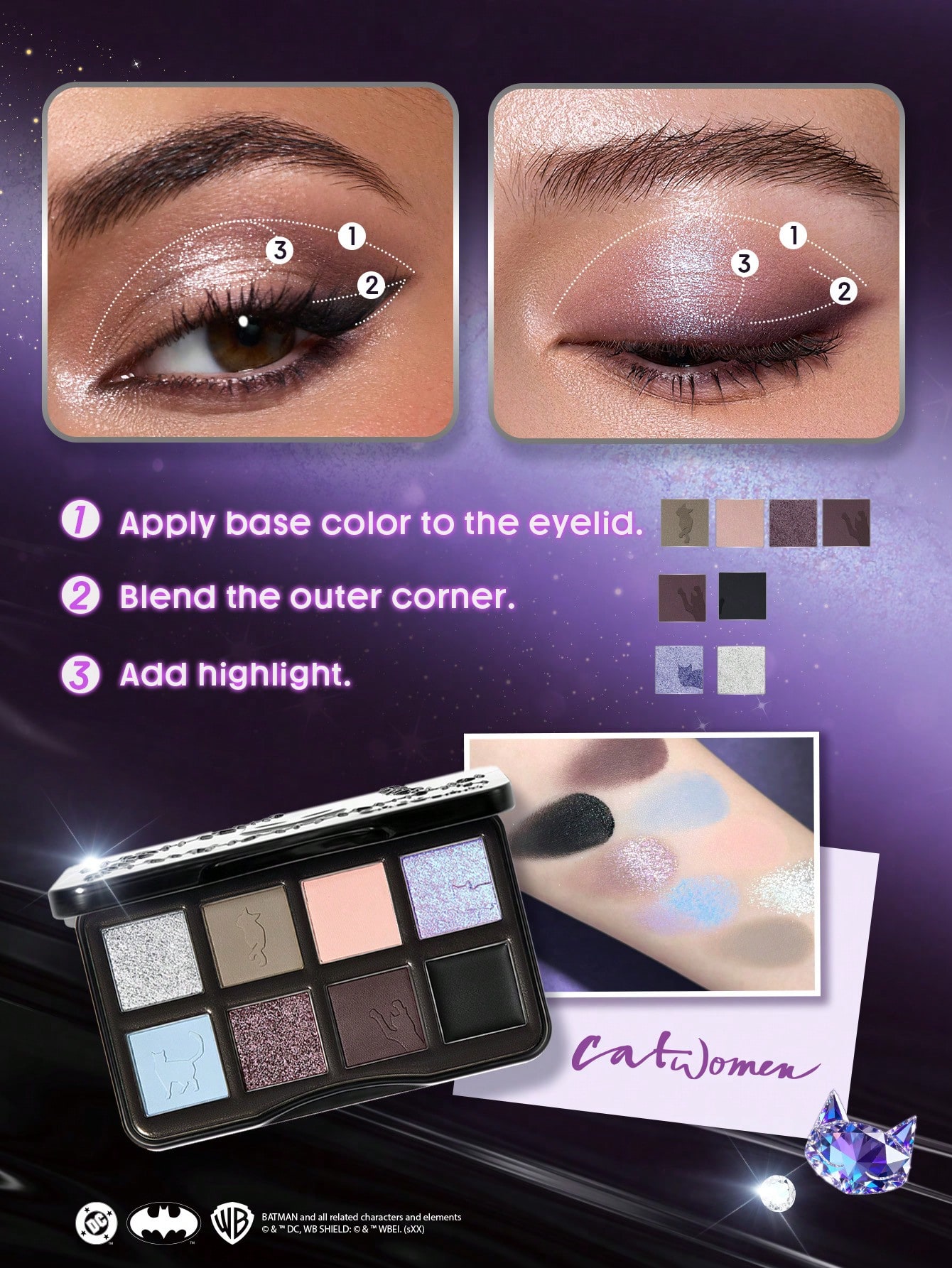 CATWOMAN™ | SHEGLAM Feline Fatale Palette 4