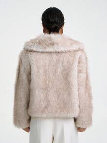 SHEIN LUNE Poncho réversible à carreaux vintage pour femmes, coupe régulière pour les déplacements, les sorties, les fêtes. Convient pour Halloween, Noël, Nouvel An, Thanksgiving, manteau d'hiver en laine - Blanc - Voir 2