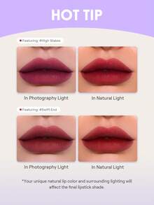 CATWOMAN™ | SHEGLAM I Am Not A Kitten Peel-Off Lip Tint-Swift End Brand Beauty Makeup Face Paint Cosmetic For Women Girls Perfect For Fall Winter Ideal For Y2K Fancy Fashion Suitable For Birthday Christmas Present Party Ready Best Color