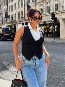 NegzBox Chaleco De Traje De Chaqueta