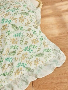 Cozy Pixies 2 Pieces Set, Crib Thickened Ruffle Flower 1 Pillow And 1 Blanket) - Multicolor - View 5