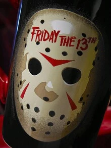 WB Horror X SHEIN 420ml Horror Mask Print Mug - Black - View 8