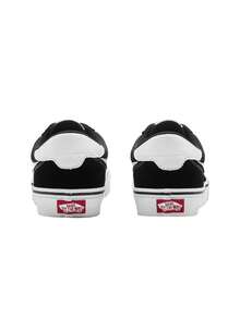 Vans 经典舒适休闲时尚撞色系带运动鞋 - 黑與白 - 查看 5