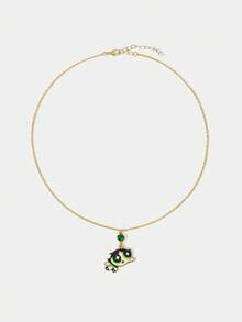THE POWERPUFF GIRLS X SHEIN Collares de cadena para mujer - Dorado - Ver 3