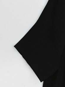 SHEIN Tall Tall Women Loose Fit Textured Lightweight Blouse