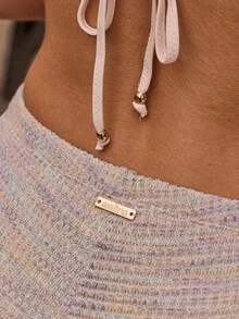 Aralina Women's Summer Beach Halter Tie Sexy Bikini Swimsuit Set - Multicolor - View 6