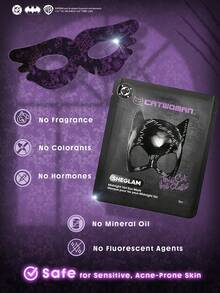 CATWOMAN™ | SHEGLAM Midnight Veil Eye Mask - Black - View 4
