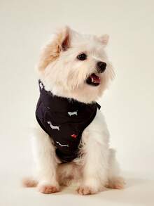 PETSIN 1pc Dog Print Pet Jacket