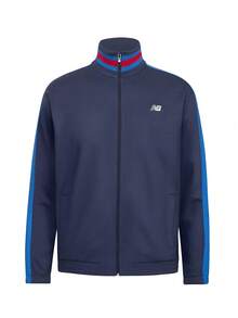 New Balance Men's Full Zip Jacket Navy Blue - Navy Blue - View 1