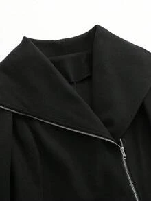 SHEIN Tall 高个系列女士秋冬百搭修身长款大衣