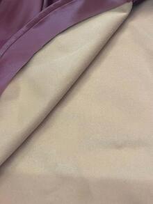 3pcs Young Girls Sweet Fashion Deep Red Long Sleeve PU Leather Collar Jacket, Paired With Simple Black Long Sleeve Top And Deep Red PU Leather A-Line Skirt Soft Comfortable Set, Autumn/Winter Fall - Rusty Rose - View 9