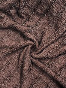 Roveilla Plus Size Jacquard Elastic Waist Slimming Mermaid Skirt, Autumn/Winter Abaya Dubai Musera Plus Size Women Long Skirt Long Brown Skirt Textured Brown Skirt Skirt With Belt Brown Maxi Skirt