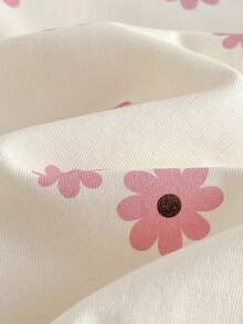 Loomiva 新生女宝宝碎花针织柔软圆领长袖连体衣两件套 - 彩色 - 查看 6