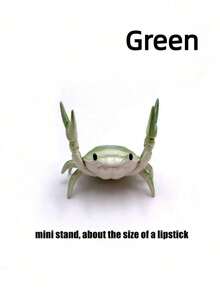 1PC Multifunctional Crab Shape Phone Stand Pen Holder Desk Organizer Creative Desktop Decor For Home Office Study Room Gift For Men Women Birthday Christmas Valentine Day Gift Novelty Home Decoration