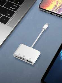 JMMO USB C 转 Micro SD TF 内存卡读卡器，3 合 1 USB 相机读卡器适配器兼容 iPhone 16/15、iPad Pro、Pro/Air、Chromebook XPS、Galaxy S10/S9 及更多 USB C 设备