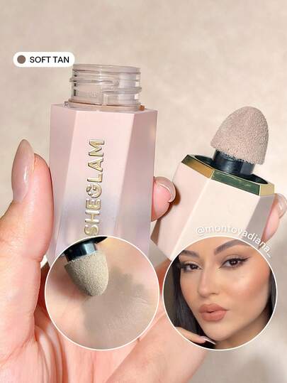 SHEGLAM Sun Sculpt Liquid Contour-Soft Tan Gel Cream Contour Non-Greasy Long Lasting Highly Pigmented Natural Contour Contouring Weightless Bronzer Brown Contour & Bronzer Brand Beauty Makeup Cosmetic For Women Girls Perfect For Fall Winter Ideal For Y2K Fancy Fashion Suitable For Birthday Present Halloween Party Ready Best Color