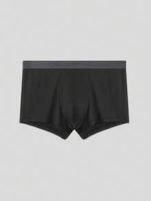 Men's Letter Waistband Elastic Waist Casual Boxer Briefs - Multicolor - View 4