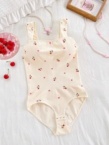 PetitDoll 1pc Seamless Body Shaper For Women With Waist Trainer, Tummy Control, Butt Lifter, Backless, Square Collar, Bodysuit - Apricot - View 6