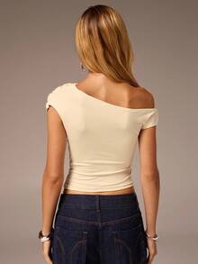 Avantive 秋季/冬季/返校季/乡村音乐会/女士音乐会/外出/生日/万圣节服装/休闲/千禧年/2000年代/90年代/性感/西部牛仔女装/波西米亚风/乡村/夜店/办公室/鸡尾酒会/复古/紧身/锐舞节/趣味/优雅/老钱/街头服饰/度假/乡村音乐会/工作/端庄/国庆新年派对外出上衣时尚女式亮片上衣/基础款/毕业/万圣节/抹胸/亮片上衣 - 杏色 - 查看 2