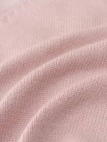 Loomiva 新生男婴/女婴花卉印花圆领长袖连体衣，含裤子，舒适百搭 - 淺粉色 - 查看 8