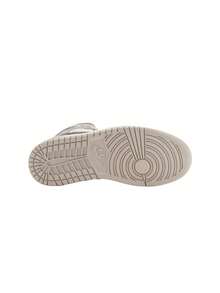 Nike Air Jordan 1 Mid SE Men's Sneakers Green FQ7720 - White/Sail/Neutral Grey/Oxidized Green - View 4