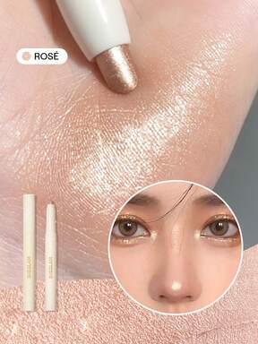 SHEGLAM LáPiz Iluminador De Ojos Big N' Bright, Color Rosado, Con Brillo, Pigmento Multiusos, Maquillaje Para El Rostro Brillos Marca Belleza Maquillaje Maquullaje CosméTica Para Mujeres NiñAs Perfecto Para Invierno Ideal Para Y2K Elegante Moda Adecuado Para CumpleañOs Regalo Fiesta Listo Mejor Color