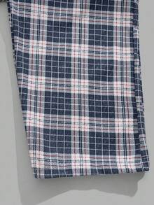 EURMUSE Men Letter Printed Long Sleeve Regular T-Shirt And Pants Loungewear Set - Black - View 6