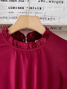 Tween Girls' Belted Dress With Ruffled Hem & Waistband Decoration,Holiday,Summer,Travel