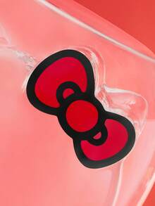 HELLO KITTY AND FRIENDS | SHEIN 1个卡通图案高硼硅玻璃杯，可爱设计，3D效果，耐热，适用于牛奶、果汁、咖啡