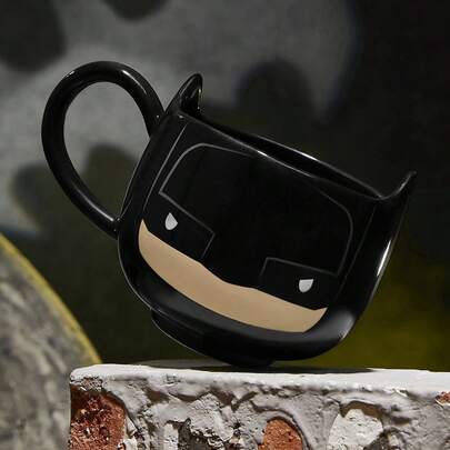 BATMAN X SHEIN 350ml 3D Hero Cartoon Character Ceramic Mug, Gifts