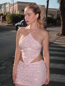 Turnttoni Women Two Pieces Outfits For Daily Wear - Pink - View 6