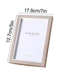 1 件简约相框，简易 PC 照片展示架，适用于情人节、情人节婚礼、生日等家居装饰